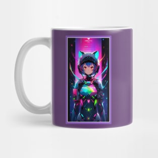 Anime Sci-Fi Cat Girl | Quality Anime Girl Artwork | Manga Girl Anime Art Mug